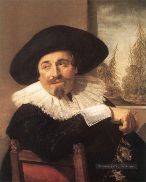  AA Art - Isaac Abrahamsz Massa portrait Siècle d’or néerlandais Frans Hals